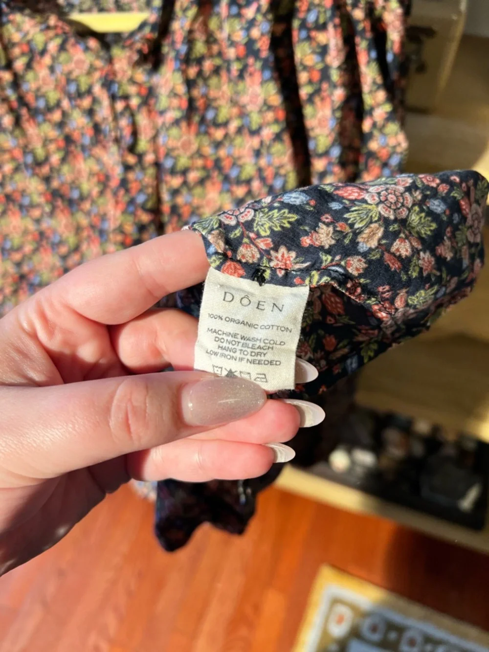 DOEN Floral Blouse - Picture 3 of 4